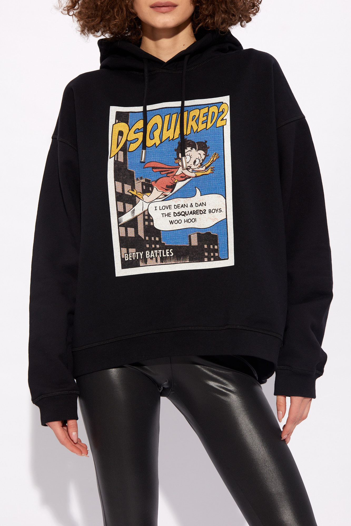 Dsquared2 ロゴ Betty Boop パーカー Betty Boop Regular Fit Hoodie Sweatshirt